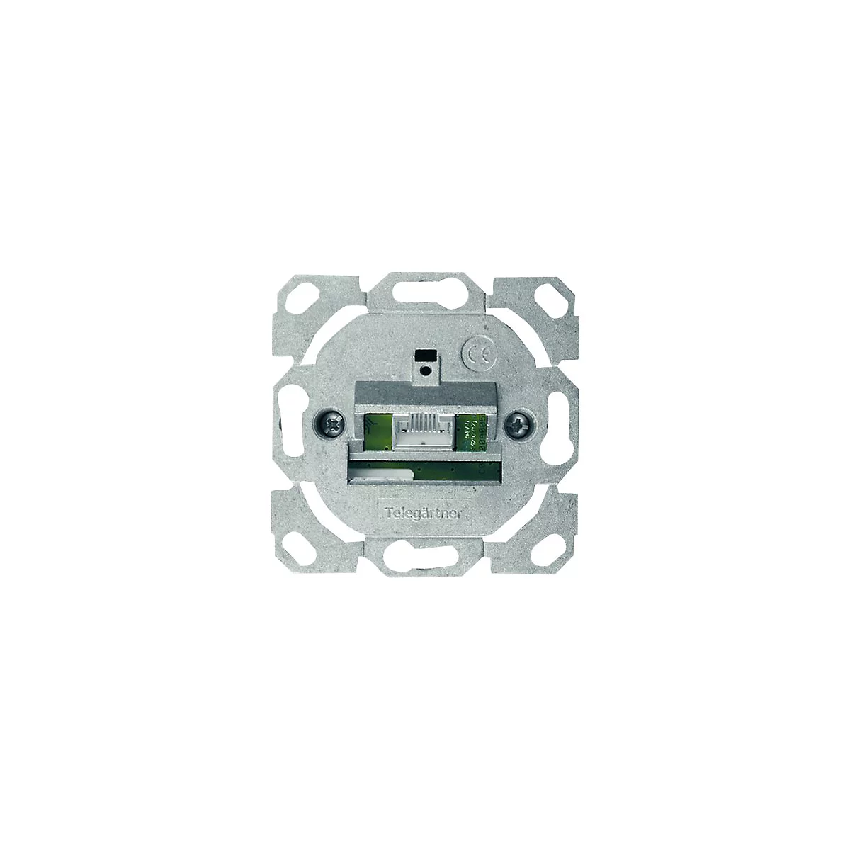 Telegärtner AMJ45 8 K Up/0 Cat.6A - Kabelkanal-Anschlussdose - CAT 6a - STP - RJ-45