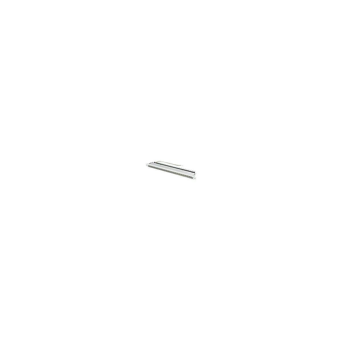 Telegärtner MPP24-HS - Patch Panel - CAT 6a - STP - RJ-45 X 24 - Hellgrau, RAL 7035
