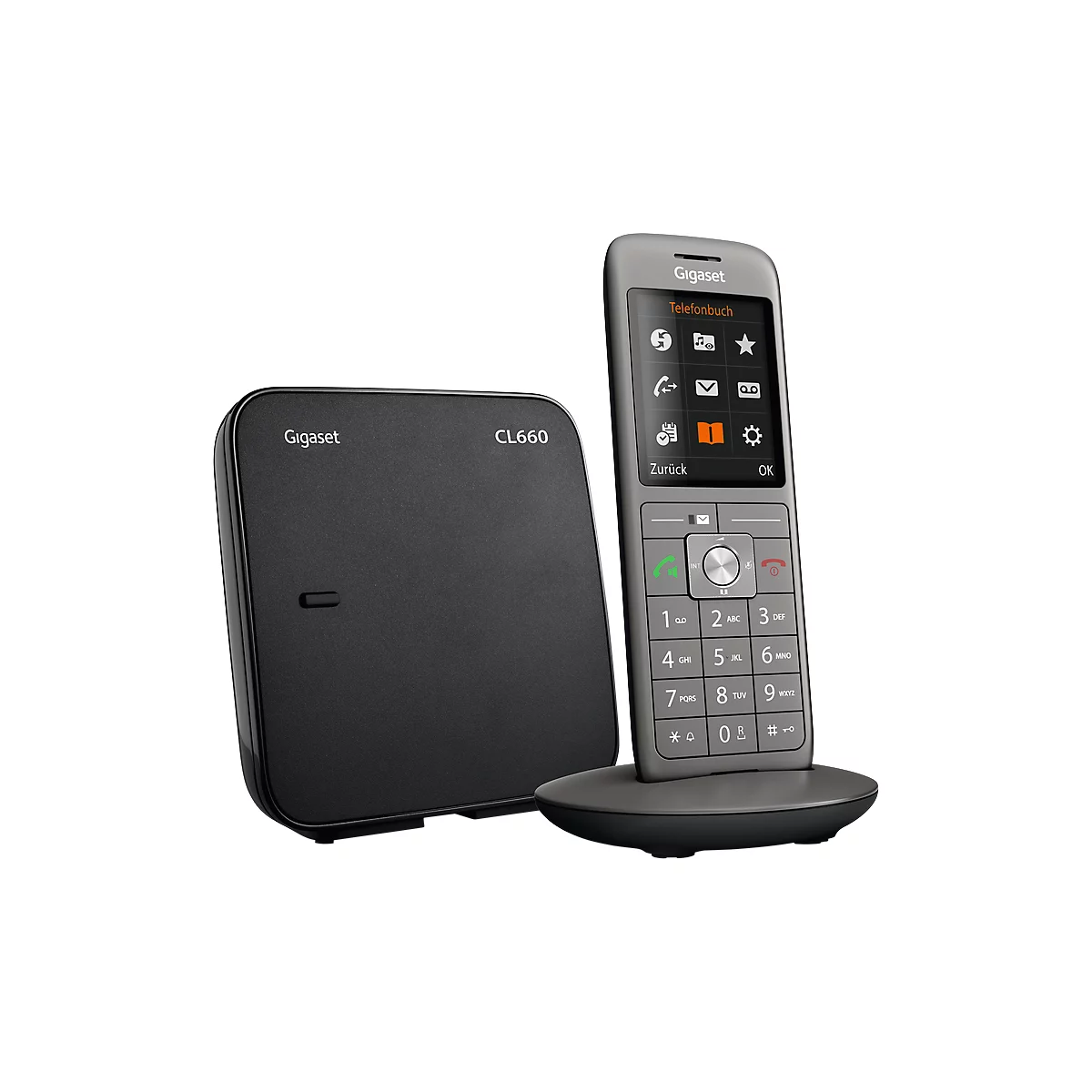 Téléphone sans fil CL660 Gigaset, sans fil, Touche de navigation à 5 directions