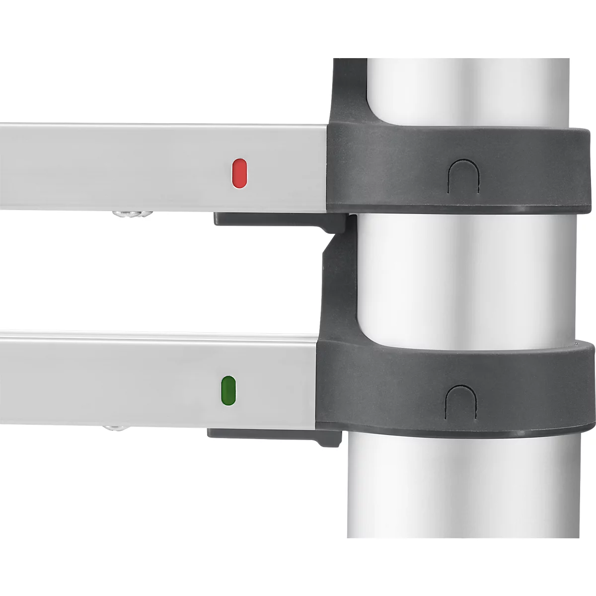 Telescopische ladder Hailo FlexLine, EN 131-6, in hoogte verstelbaar, met 1 hand ontgrendelbaar, tot 150 kg, div. varianten