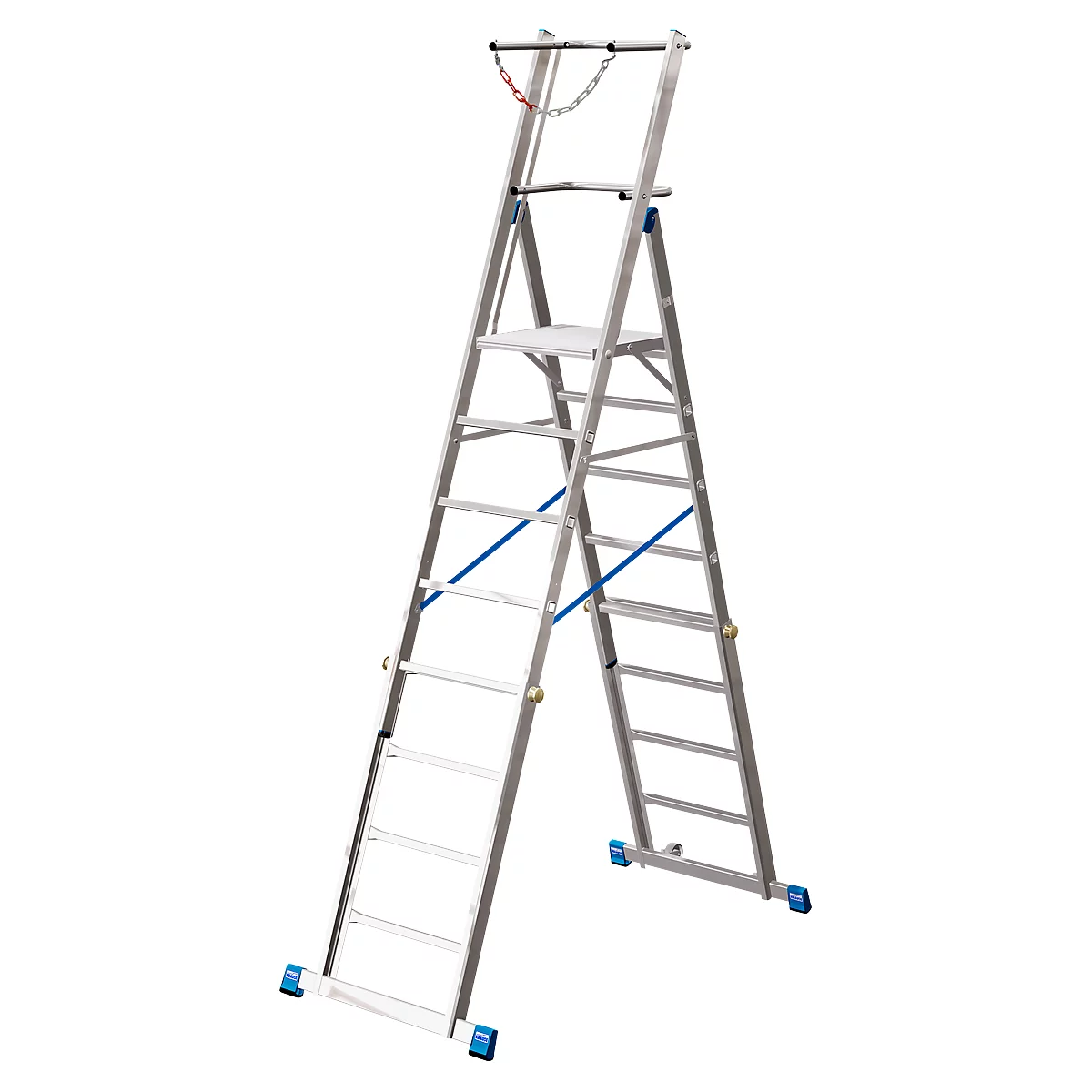 Telescopische platformladder Krause, 6-8 sporten