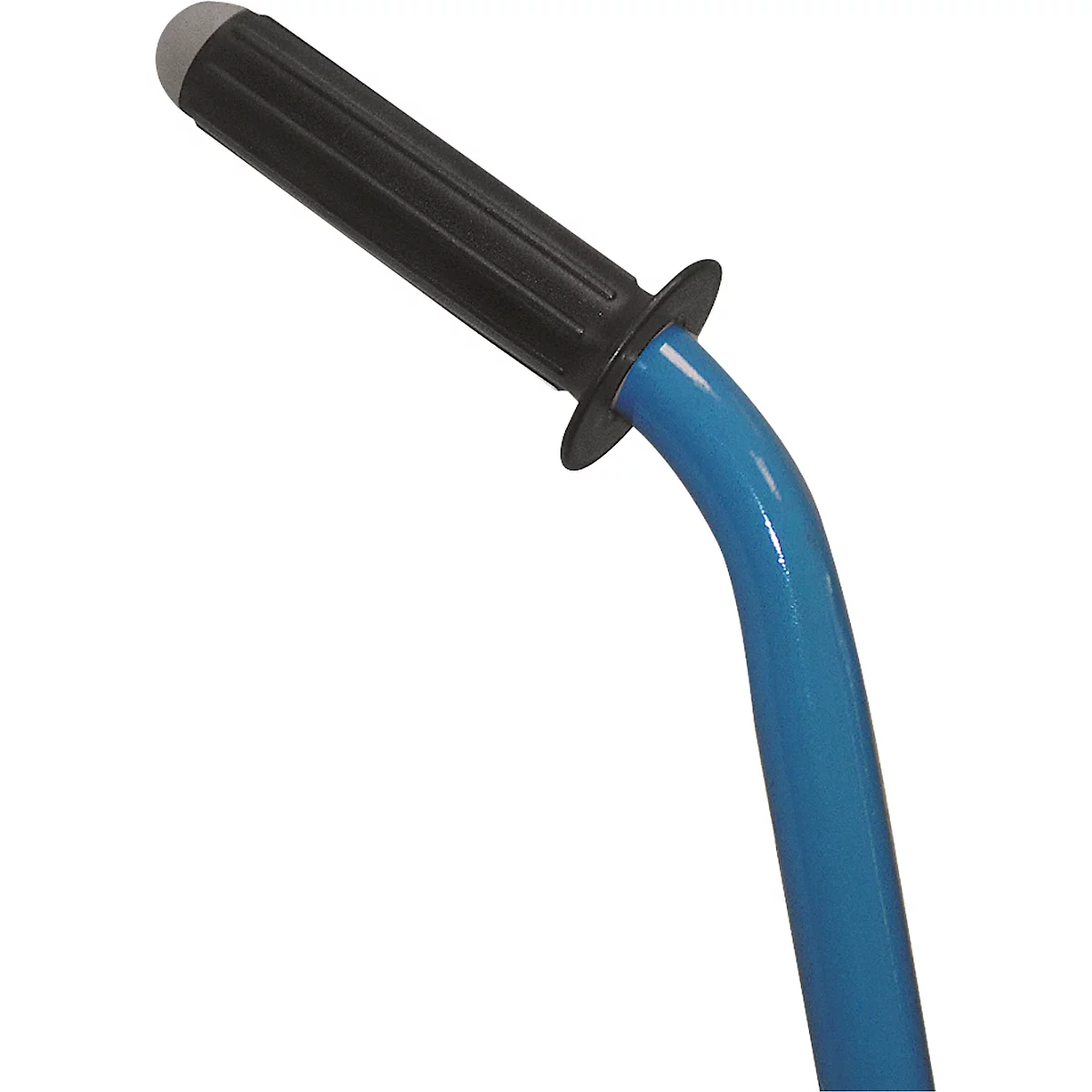Teleskopstiel für Wischmopps Rubbermaid® Hygen™ Quick-Connect, Schnellverbindungssystem, Ergo-Griff, L 1,21-182 m, Alumnium, blau-schwarz-weiss