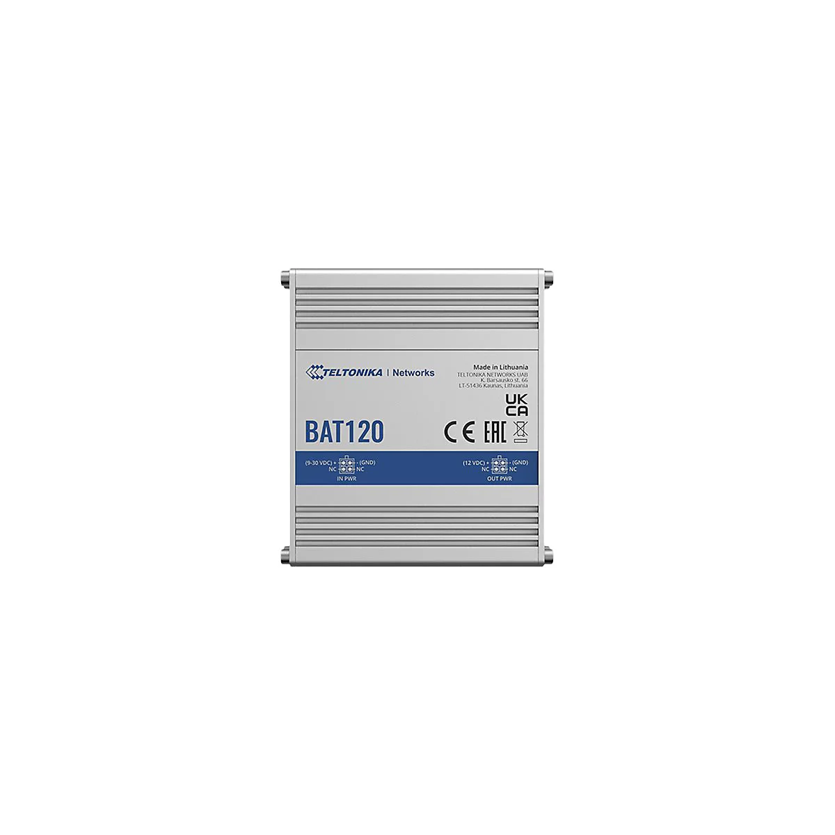 Teltonika - Netzteil (DIN-Schiene montierbar / extern) - DC 9 - 30 V - 22 Watt - 2 x Batterie