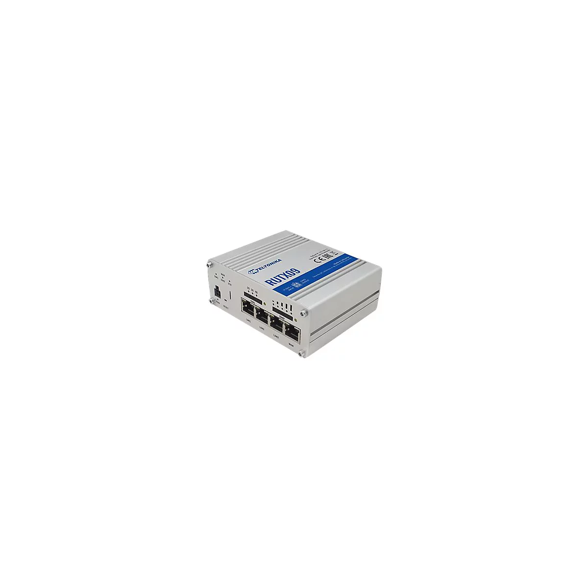 Teltonika RUTX09 - Router - WWAN 4-Port-Switch - 1GbE - an DIN-Schiene montierbar