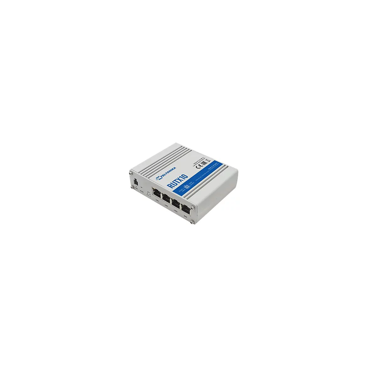Teltonika RUTX10 - Wireless Router 4-Port-Switch - 1GbE - Wi-Fi 5 - Dual-Band - an DIN-Schiene montierbar