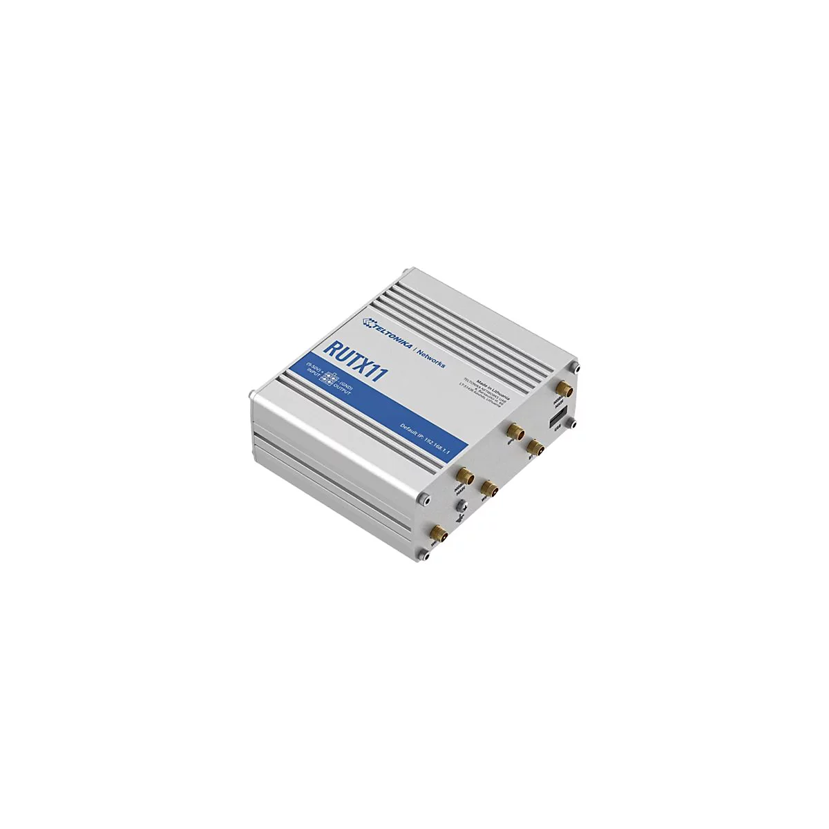 Teltonika RUTX11 - Wireless Router - WWAN 4-Port-Switch - 1GbE - Wi-Fi 5 - Dual-Band