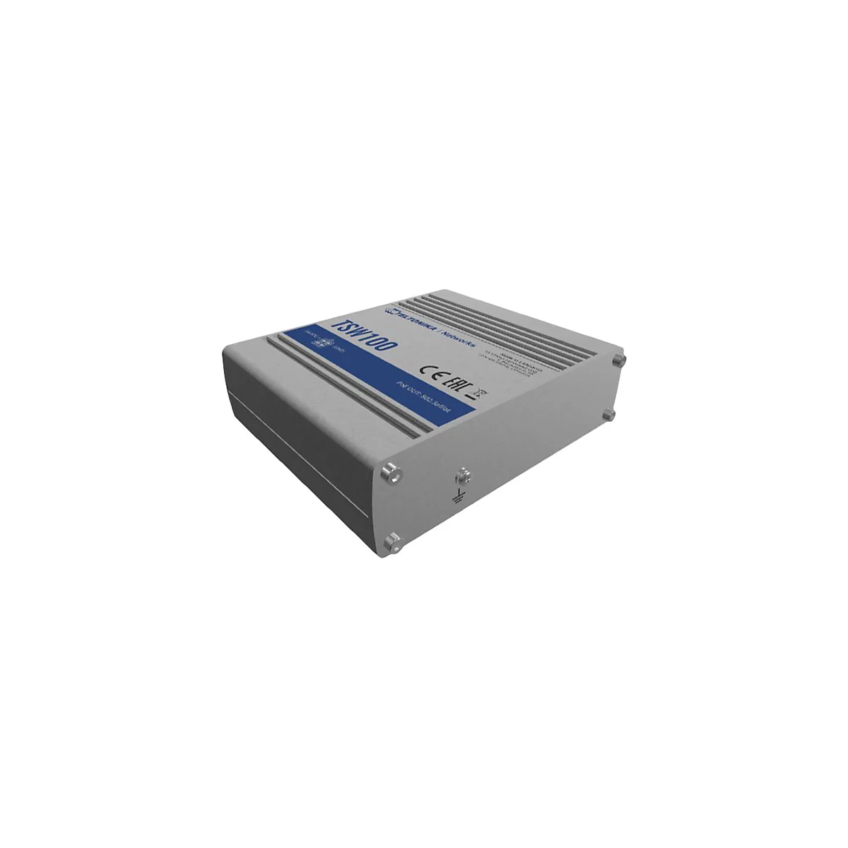 Teltonika TSW100 - Switch - unmanaged - 5 x 10/100/1000 (1 PoE) - Desktop - PoE (120 W)