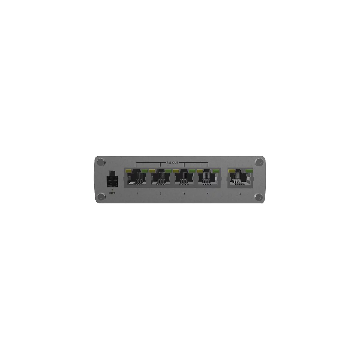 Teltonika TSW100 - Switch - unmanaged - 5 x 10/100/1000 (1 PoE) - Desktop - PoE (120 W)