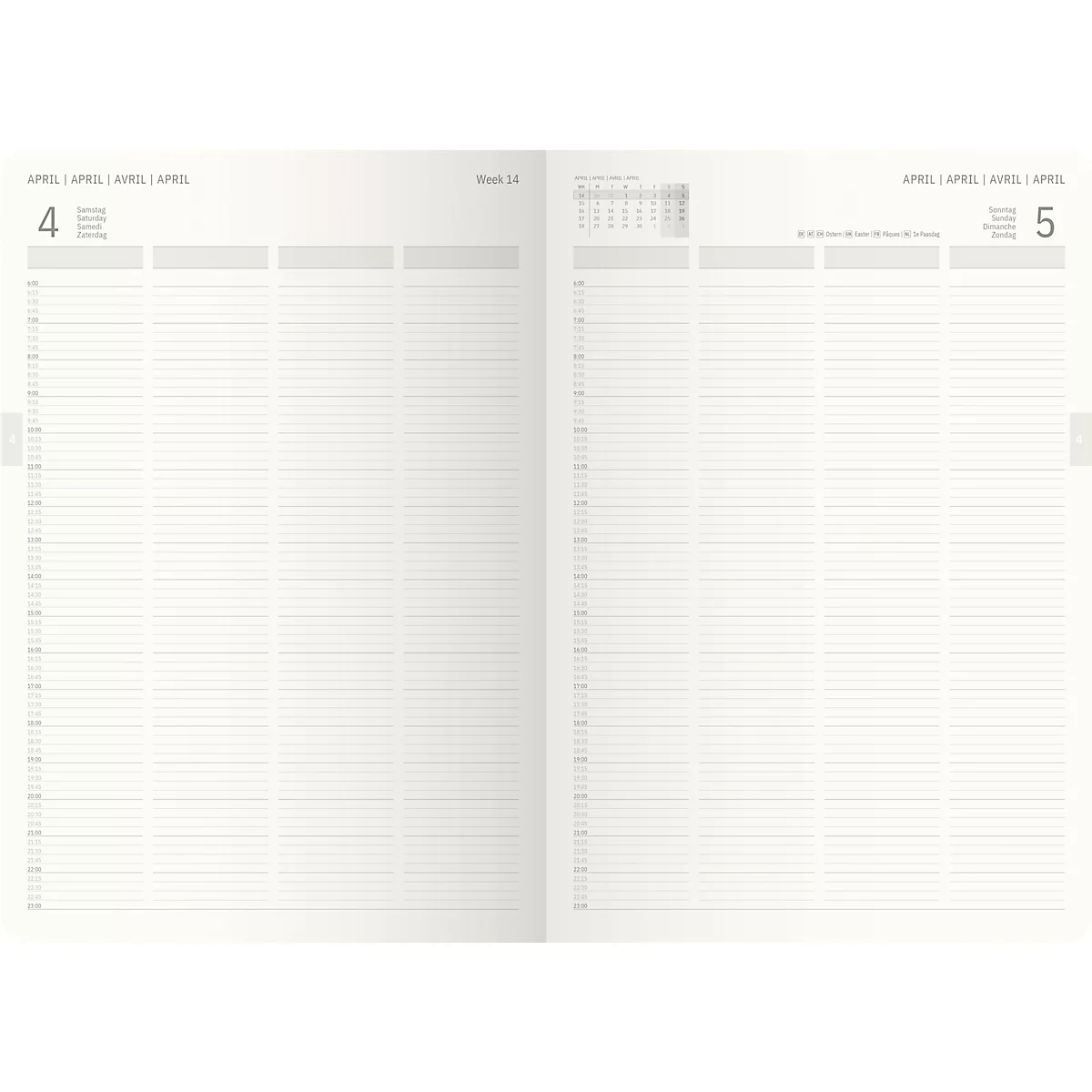 Terminplaner Sigel Conceptum 2026 C2604, A4+, 480 Seiten, 1 Jahr, 1 Seite für je 1 Tag, PEFC®-Papier/Kunststoff, schwarz