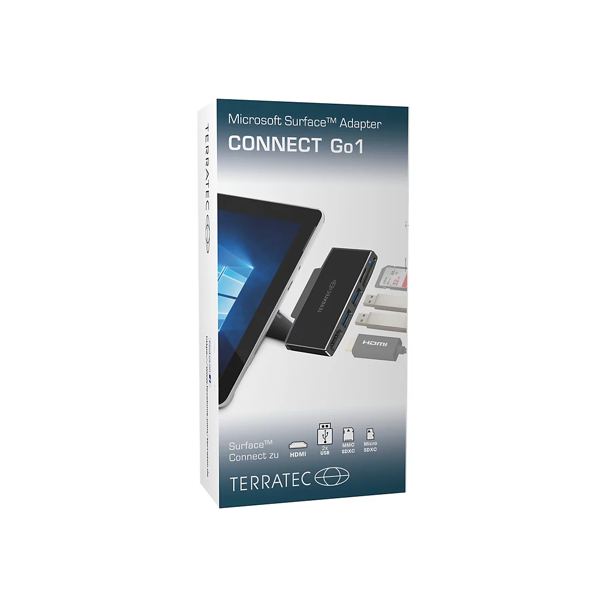 TERRATEC CONNECT Go1 - Dockingstation - USB-C - HDMI