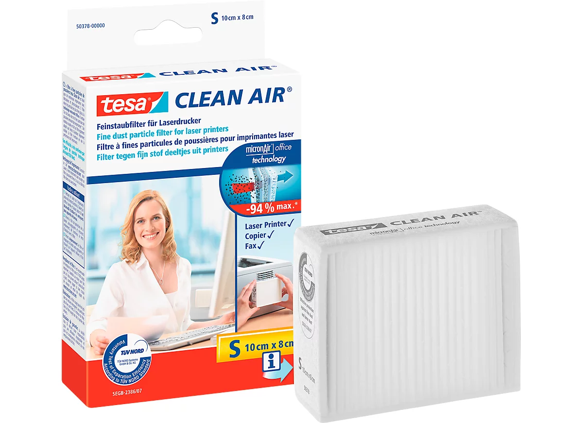 Tesa® fijnstoffilter Clean Air®, m. S