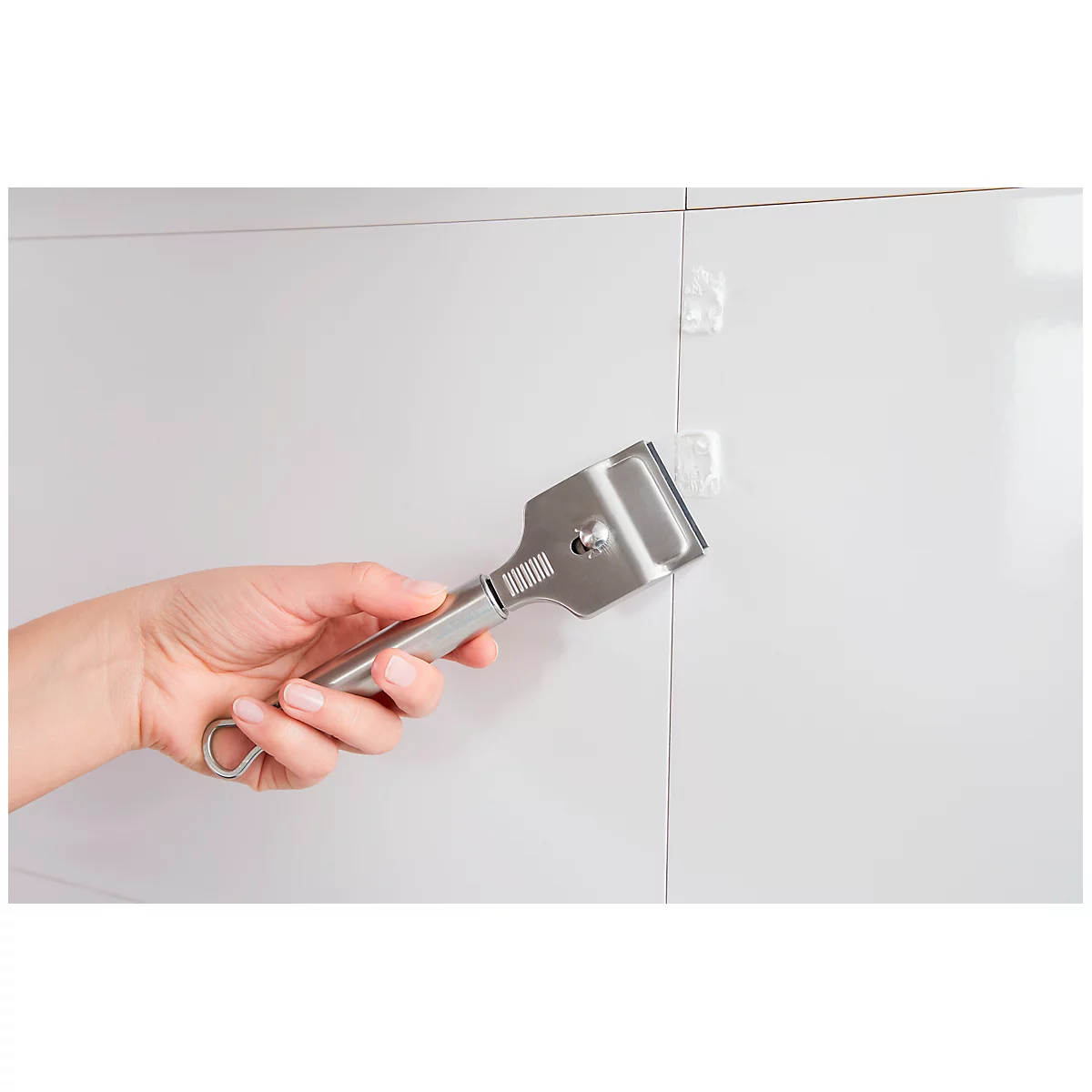 tesa® kleefschroef, voor metselwerk & steen binnen & buiten, kleefkracht tot 2,5 kg, afneembaar, vierkant, 2 st.