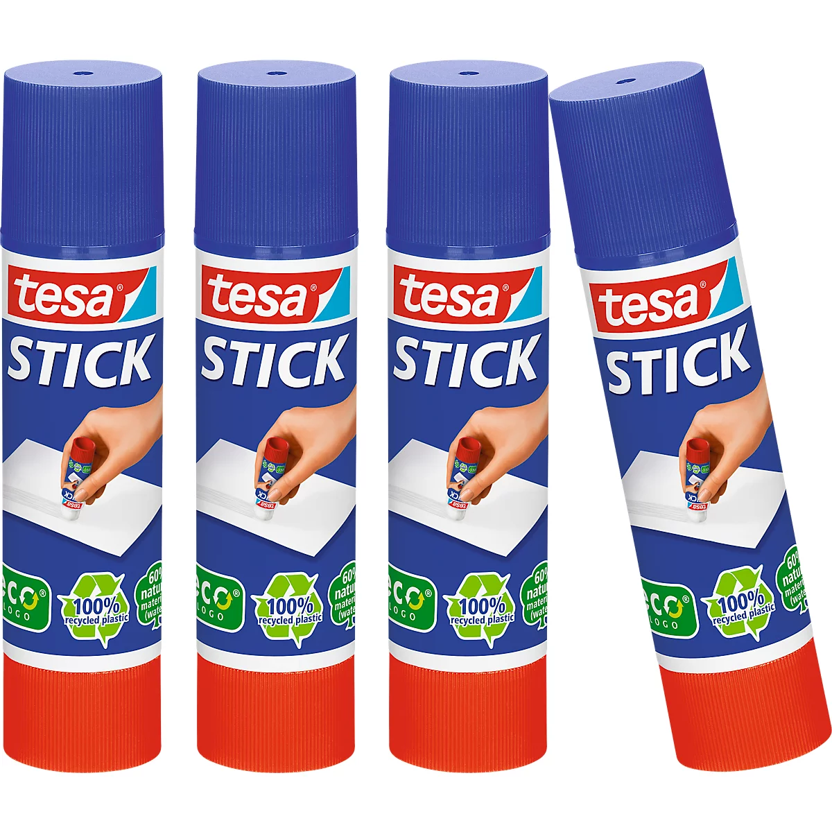 tesa® lijmstift STICK eco 20g, 3 + 1 GRATIS