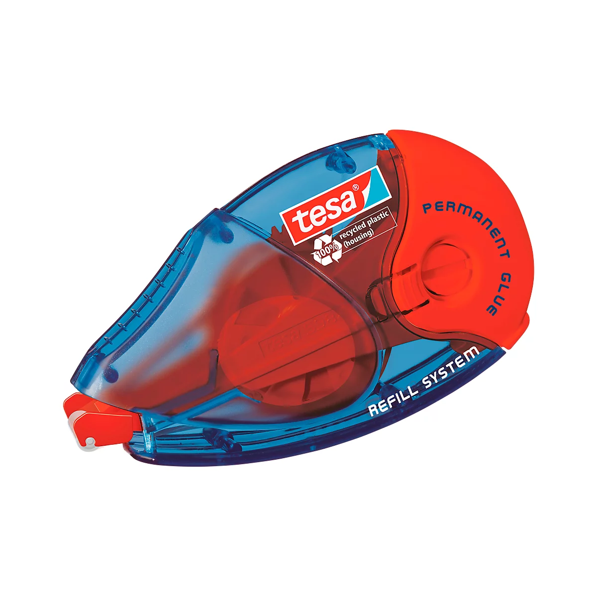 tesa® navulbare plakbandroller, permanent