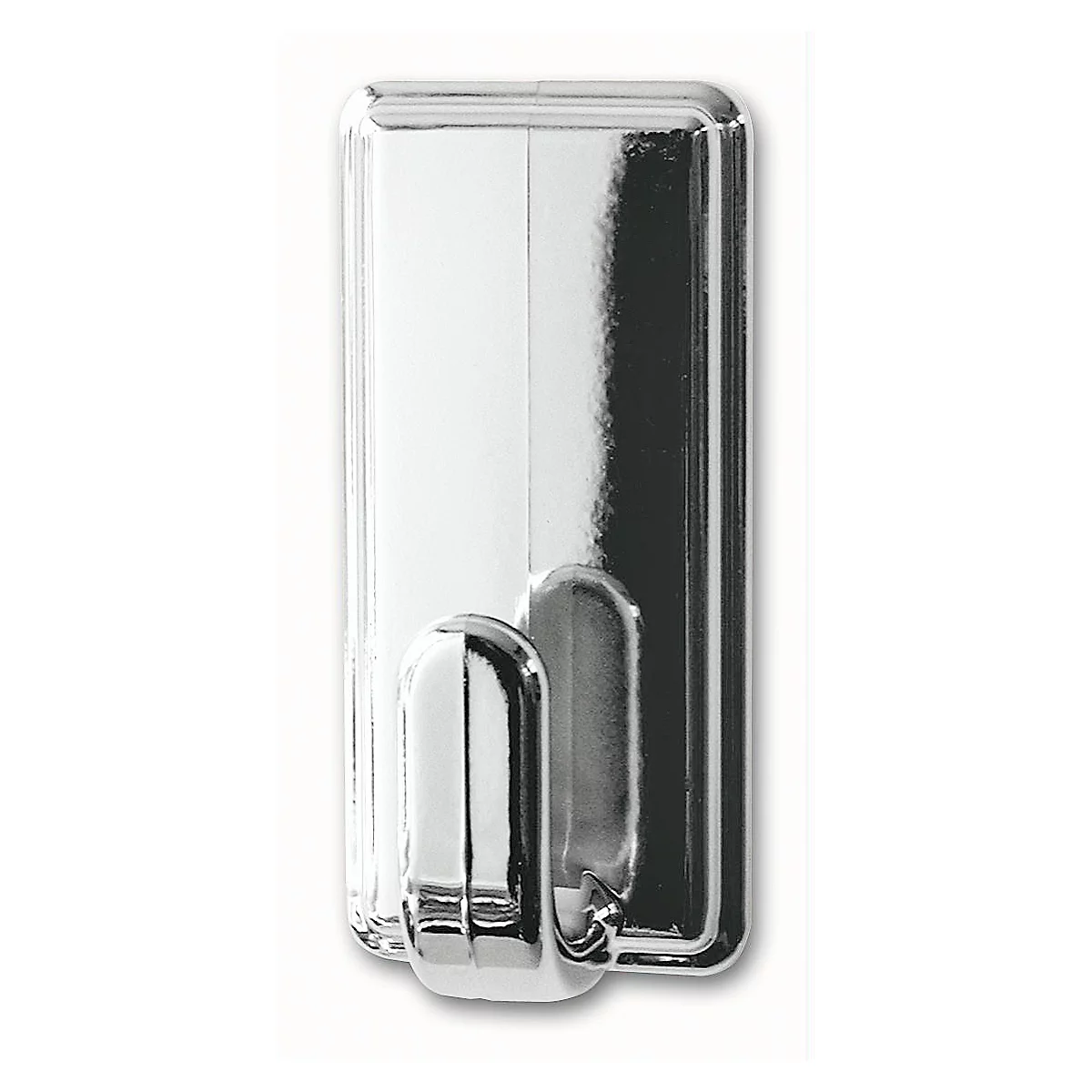 tesa Powerstrips haakjes Large, hoekig, chroom