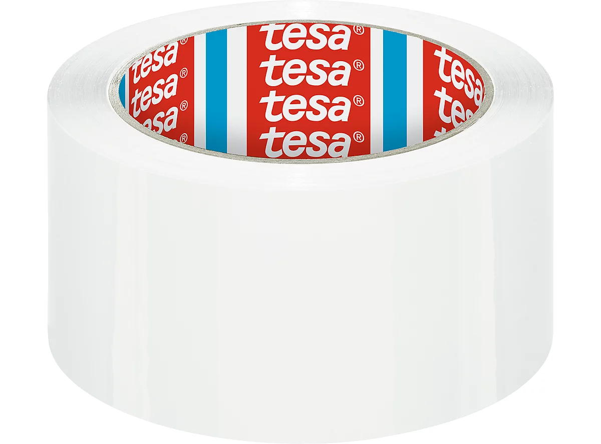 tesa Verpackungsklebeband tesapack® 4195, PP-Folie, L 66 m x B 50 mm, weiß, 6 Rollen
