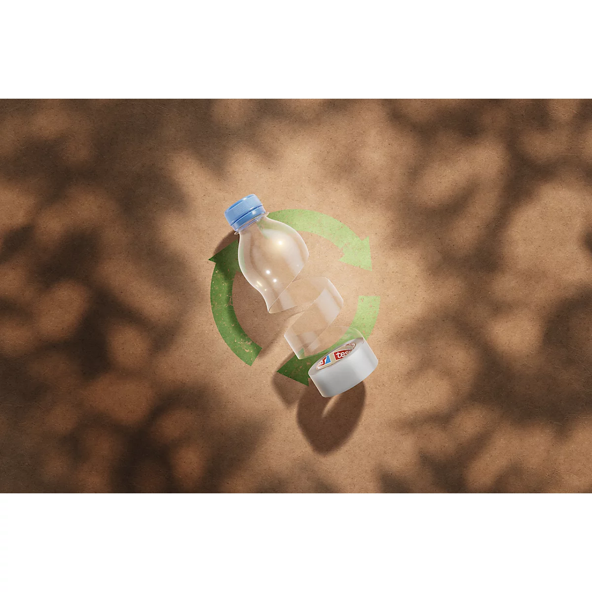 tesafilm® eco &amp; crystal Ruban adhésif, transparent, résistant à la déchirure, L 10 m x l 19 mm, 1 rouleau