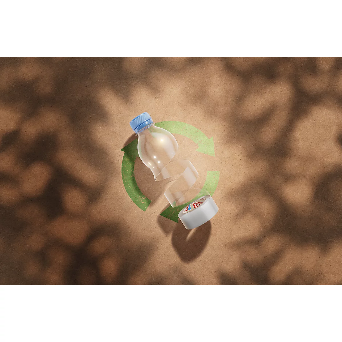 tesafilm® eco &amp; crystal Ruban adhésif, transparent, résistant à la déchirure, L 10 m x l 19 mm, 8 rouleaux