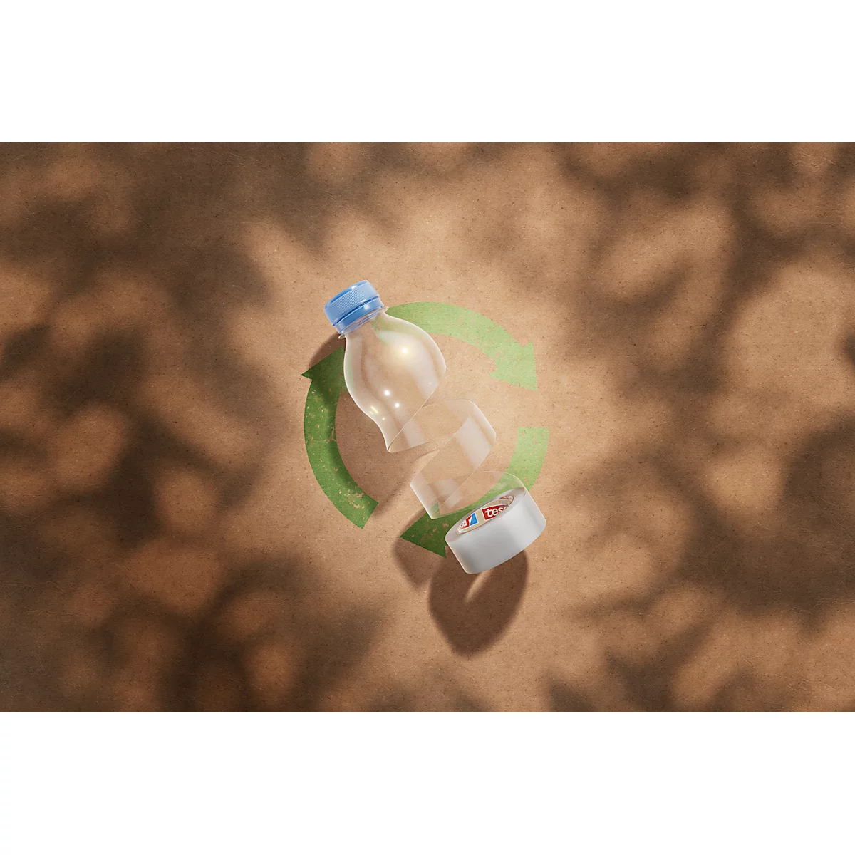 tesafilm® eco &amp; crystal Ruban adhésif, transparent, résistant à la déchirure, L 33 m x l 19 mm, 8 rouleaux