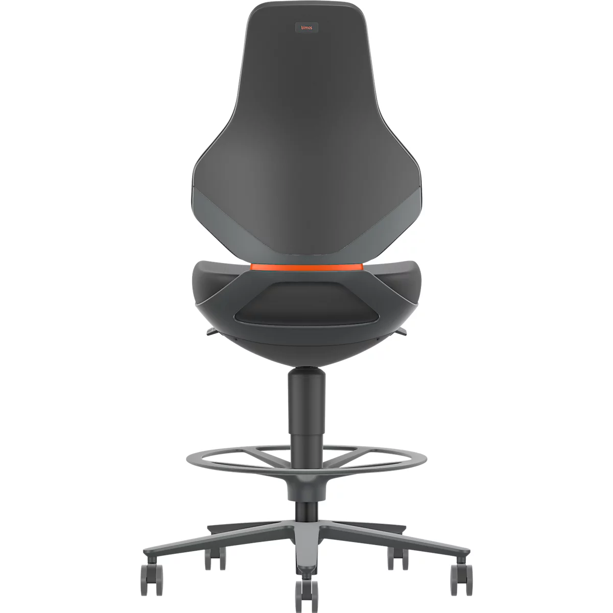 TEXON Siège de travail et de laboratoire avec rembourrage Skintec, ergonomique, hauteur d'assise 570-810 mm