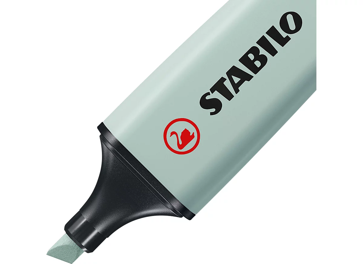 Textmarker STABILO® BOSS Original NatureCOLORS, Keilspitze, lichtbeständig, schnell trocknend, grünerde, 10 Stück
