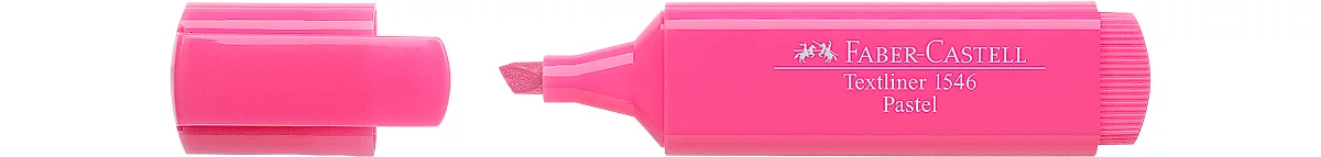 Textmarker von FABER-CASTELL, rosa, 10 Stück