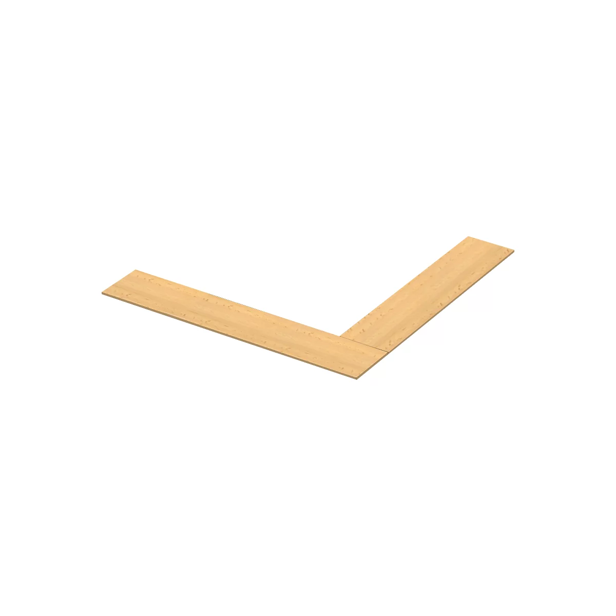 Thekentop Tool, eckig, Buche-Dekor