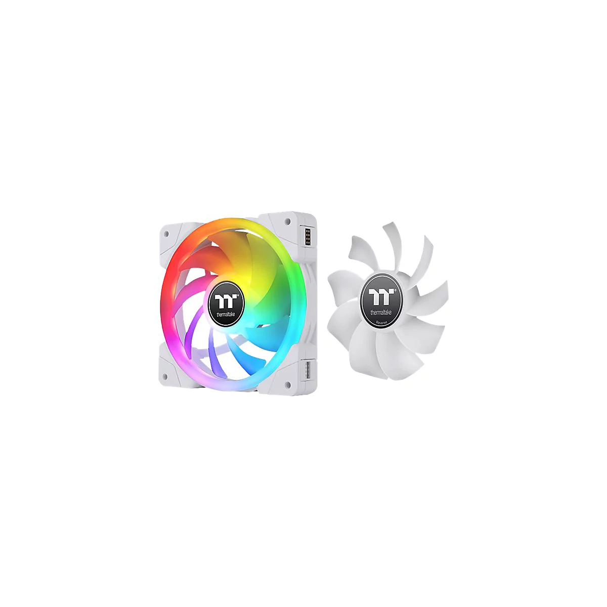 Thermaltake SWAFAN EX12 RGB - Premium Edition - Gehäuselüfter - 120 mm - weiß (Packung mit 3)