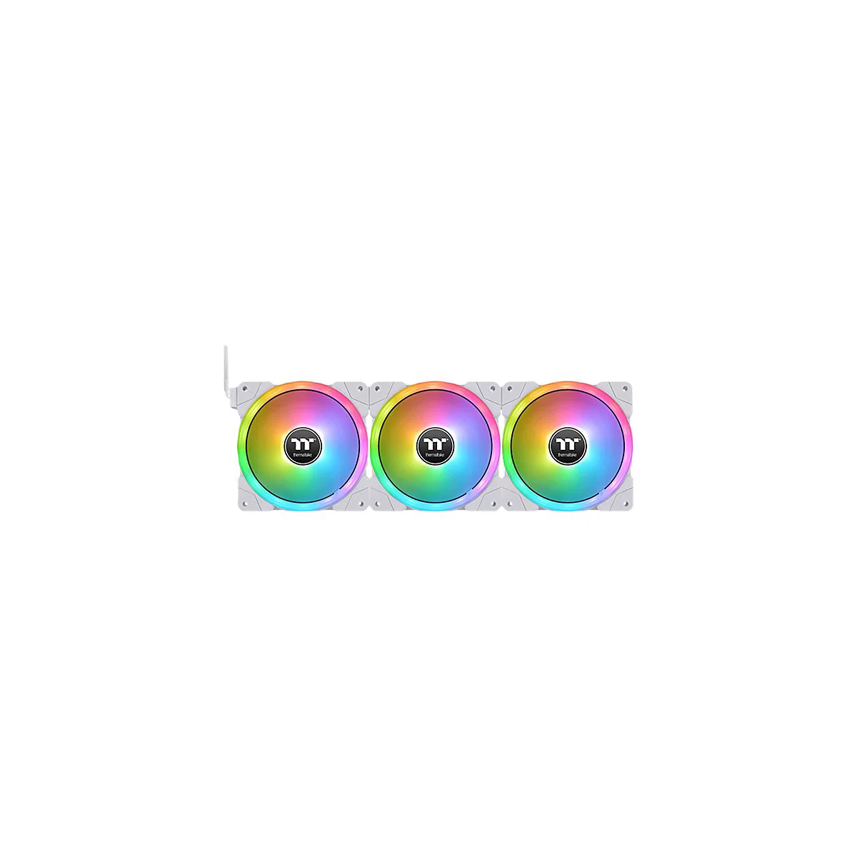 Thermaltake SWAFAN EX12 RGB - Premium Edition - Gehäuselüfter - 120 mm - weiß (Packung mit 3)