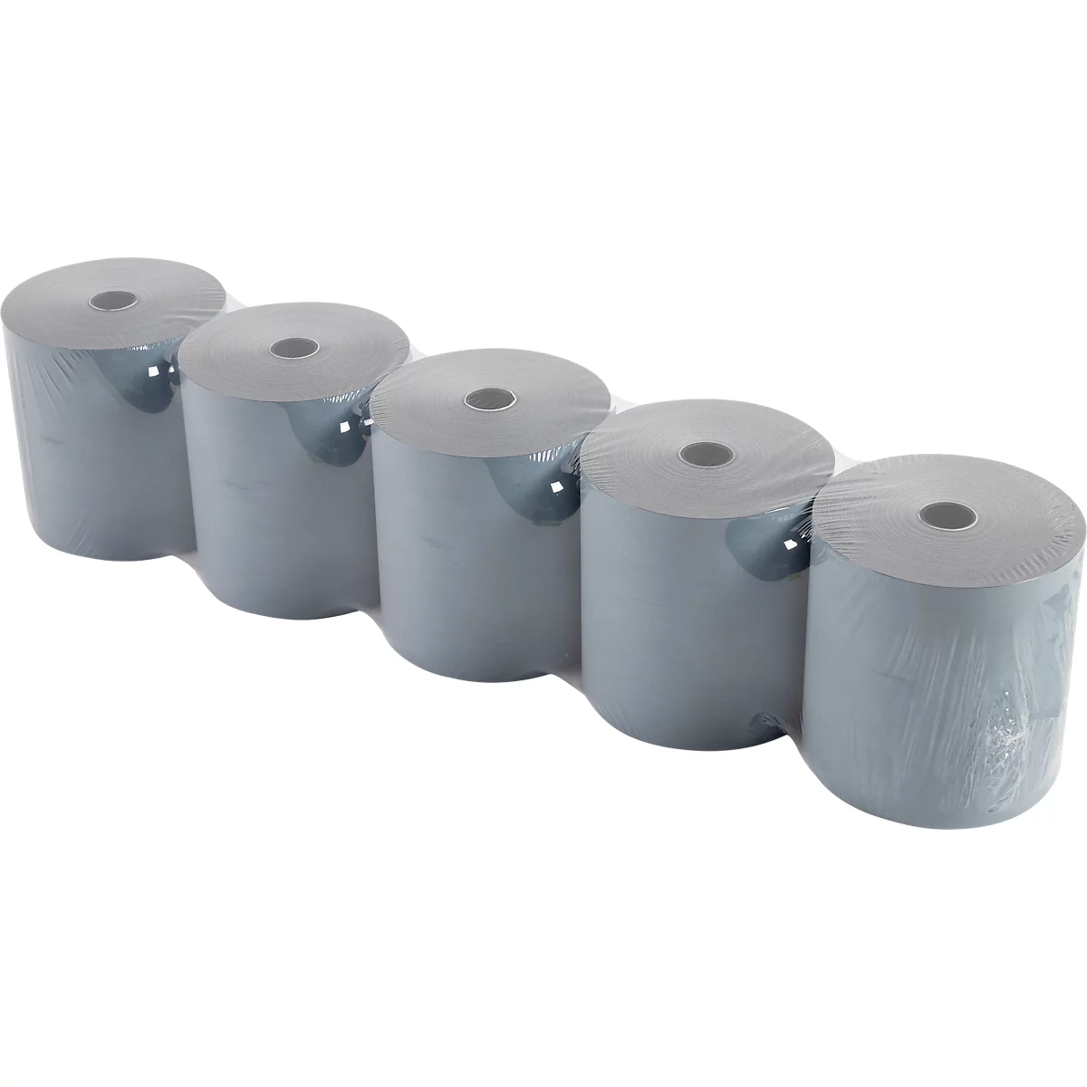 Thermische rol Safe Contact, 1-laags, 52 g/m², B 80 mm x L 76 m, Ø 80 mm, 10 rollen, blauwgrijs