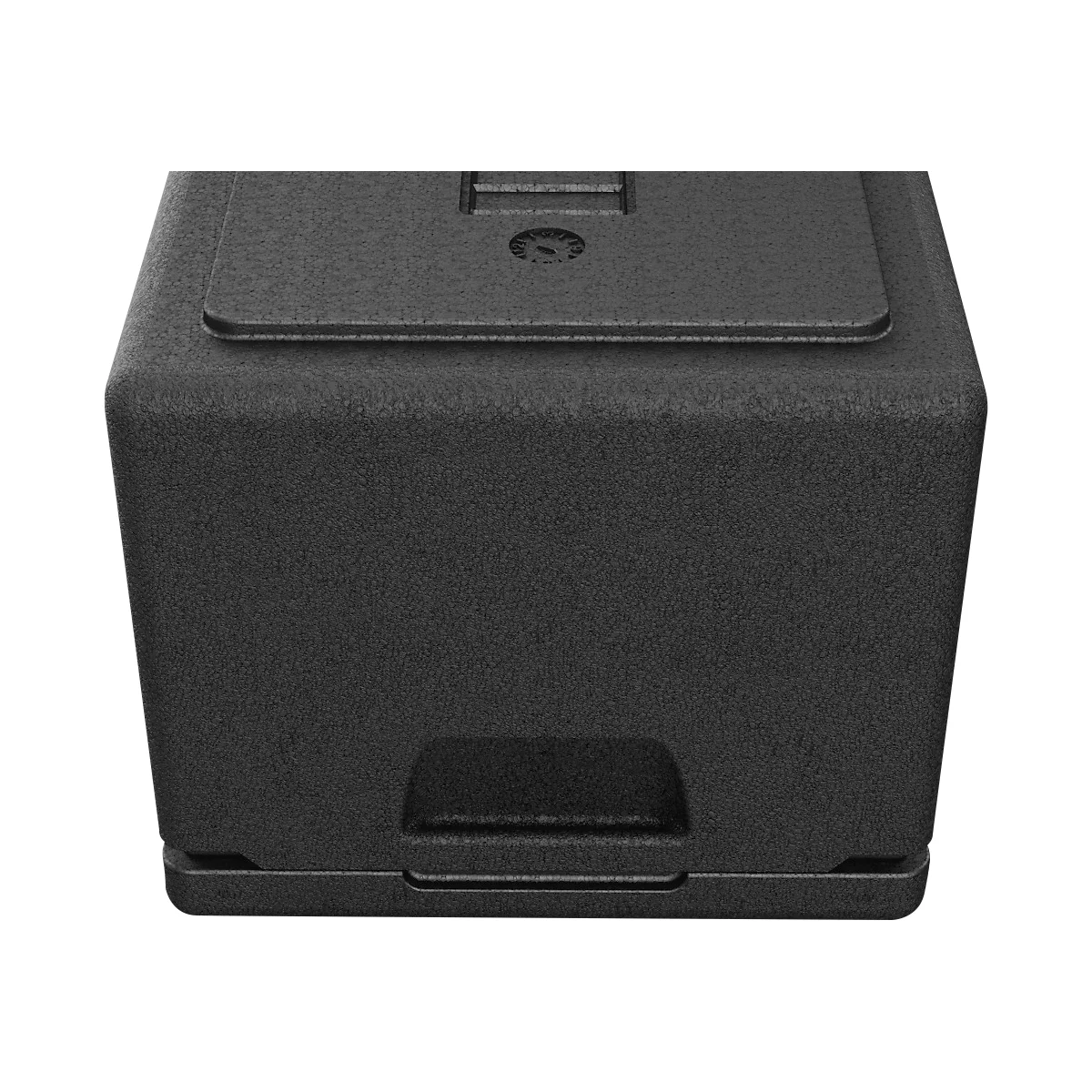 Thermobox Kängabox® Expert GN 1/2, Volumen 10 l, Tragegriffe, stapelbar, mit Deckel, wiederverwendbar, L 390 x B 330 x H 180 mm, EPP, schwarz
