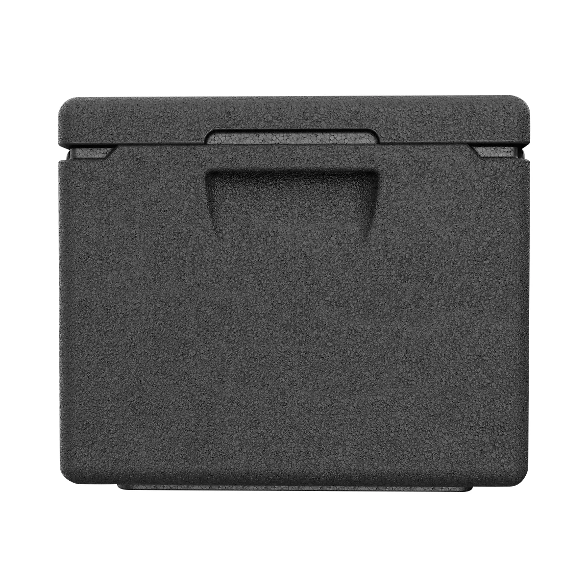 Thermobox Kängabox® Expert GN 1/2, Volumen 10 l, Tragegriffe, stapelbar, mit Deckel, wiederverwendbar, L 390 x B 330 x H 180 mm, EPP, schwarz