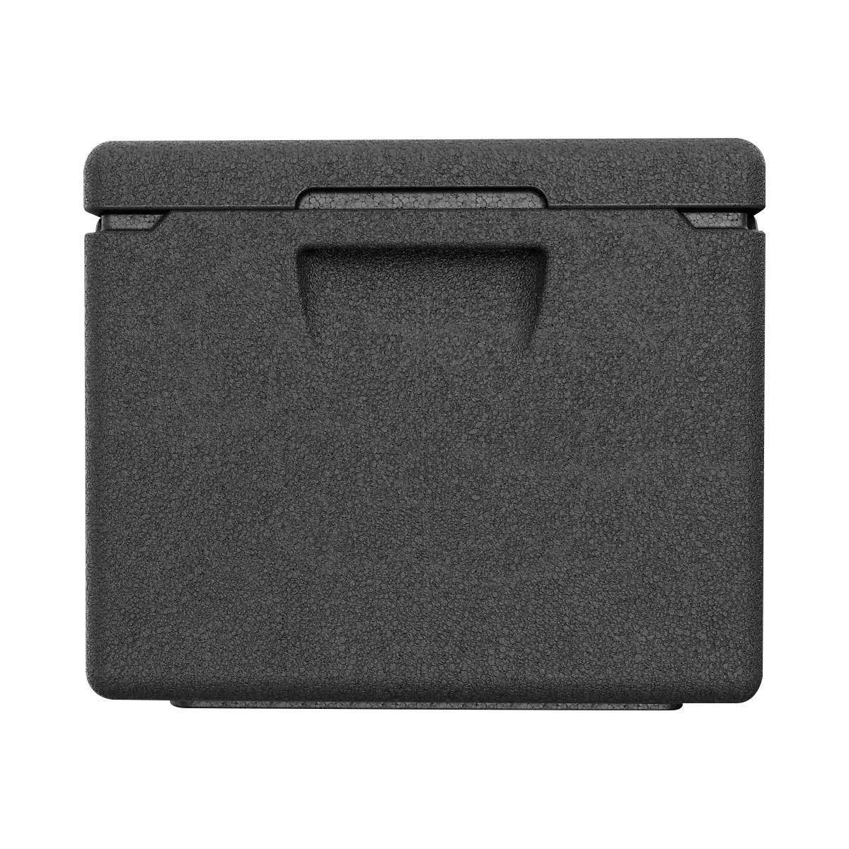 Thermobox Kängabox® Expert GN 1/2, Volumen 15 l, Tragegriffe, stapelbar, mit Deckel, wiederverwendbar, L 390 x B 330 x H 230 mm, EPP, schwarz