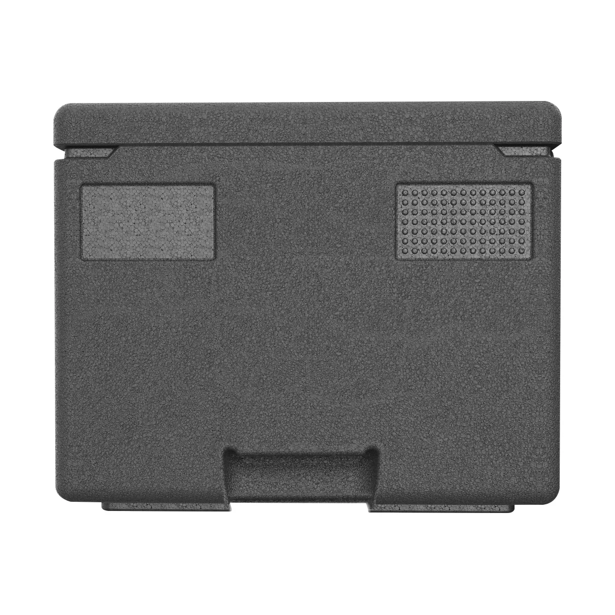 Thermobox Kängabox® Professional GN 1/1, Volumen 39 l, Unterfassgriffe, stapelbar, mit Deckel, EN 10/2011, L 600 x B 400 x H 290 mm, EPP, schwarz