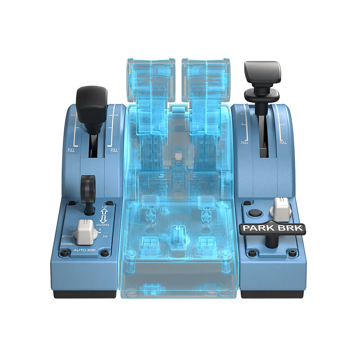 Thrustmaster Civil Aviation (TCA) Quadrant Add-On Airbus edition - Throttle Add-on-Set - kabelgebunden - für PC
