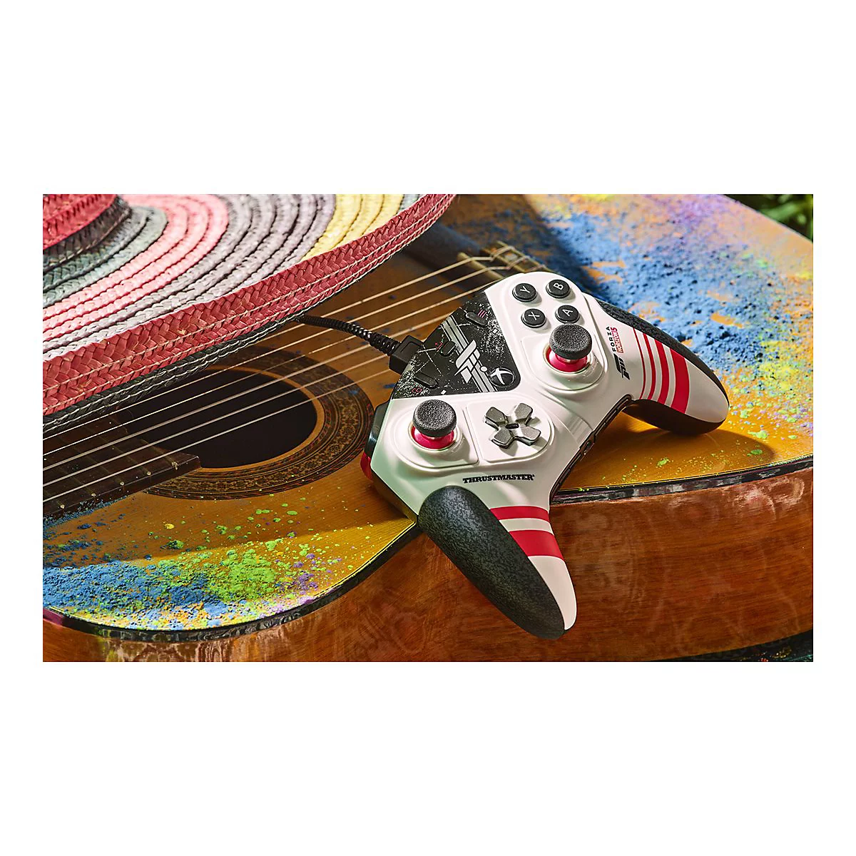 ThrustMaster eSwap X R Pro Controller - Forza Horizon 5 Edition - Game Pad - kabelgebunden - Grau, Schwarz, weiß, pink - für PC, Microsoft Xbox One, Microsoft Xbox Series S, Microsoft Xbox Series X