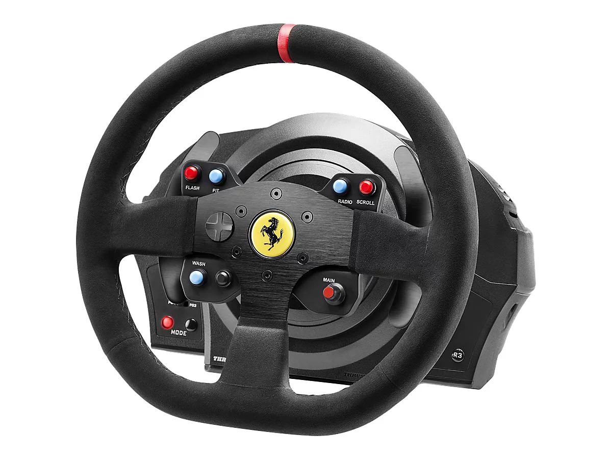 Thrustmaster Ferrari T300 Integral Racing - Alcantara - Lenkrad- und Pedale-Set - kabelgebunden - für PC, Sony PlayStation 3, Sony PlayStation 4, Sony PlayStation 5