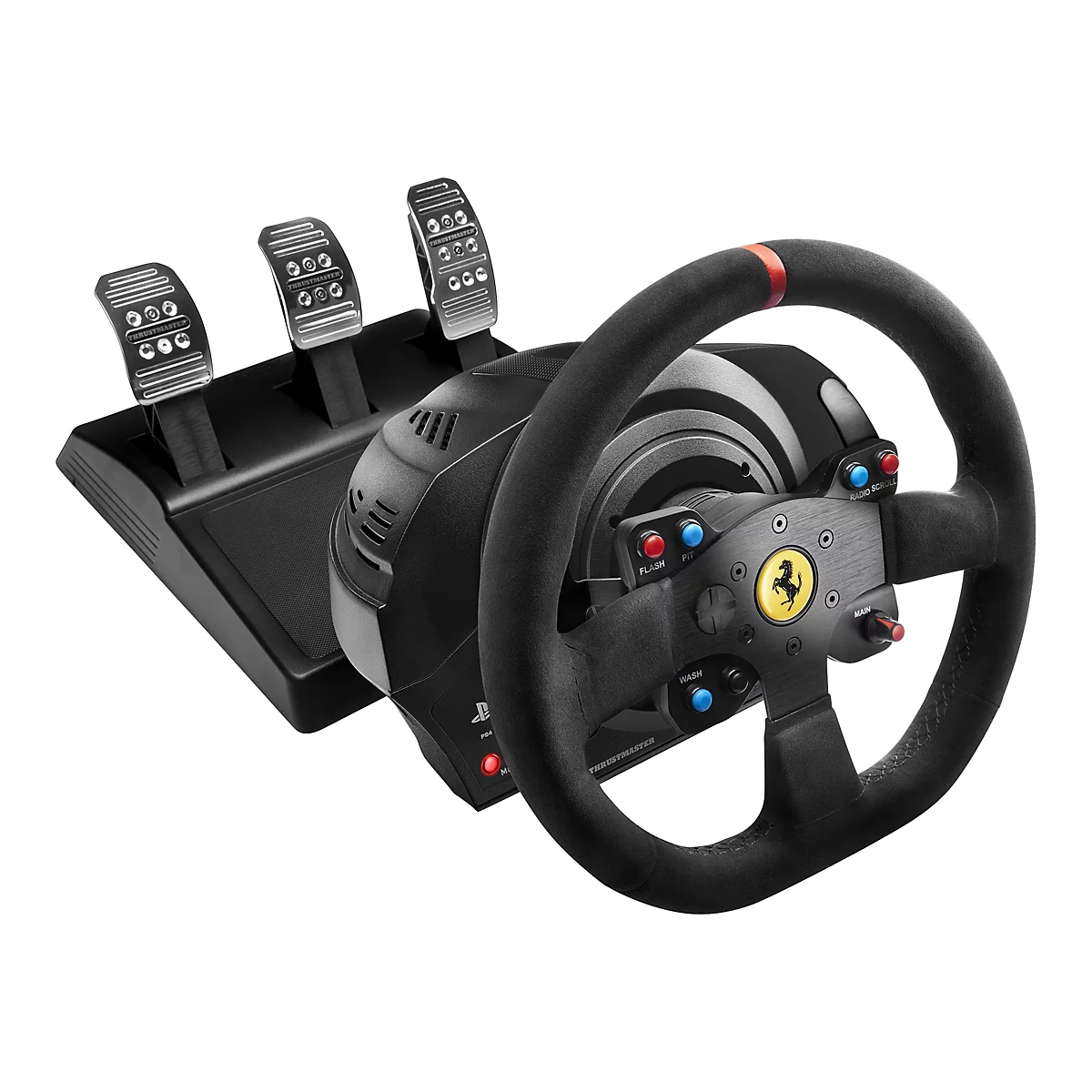 Thrustmaster Ferrari T300 Integral Racing - Alcantara - Lenkrad- und Pedale-Set - kabelgebunden - für PC, Sony PlayStation 3, Sony PlayStation 4, Sony PlayStation 5