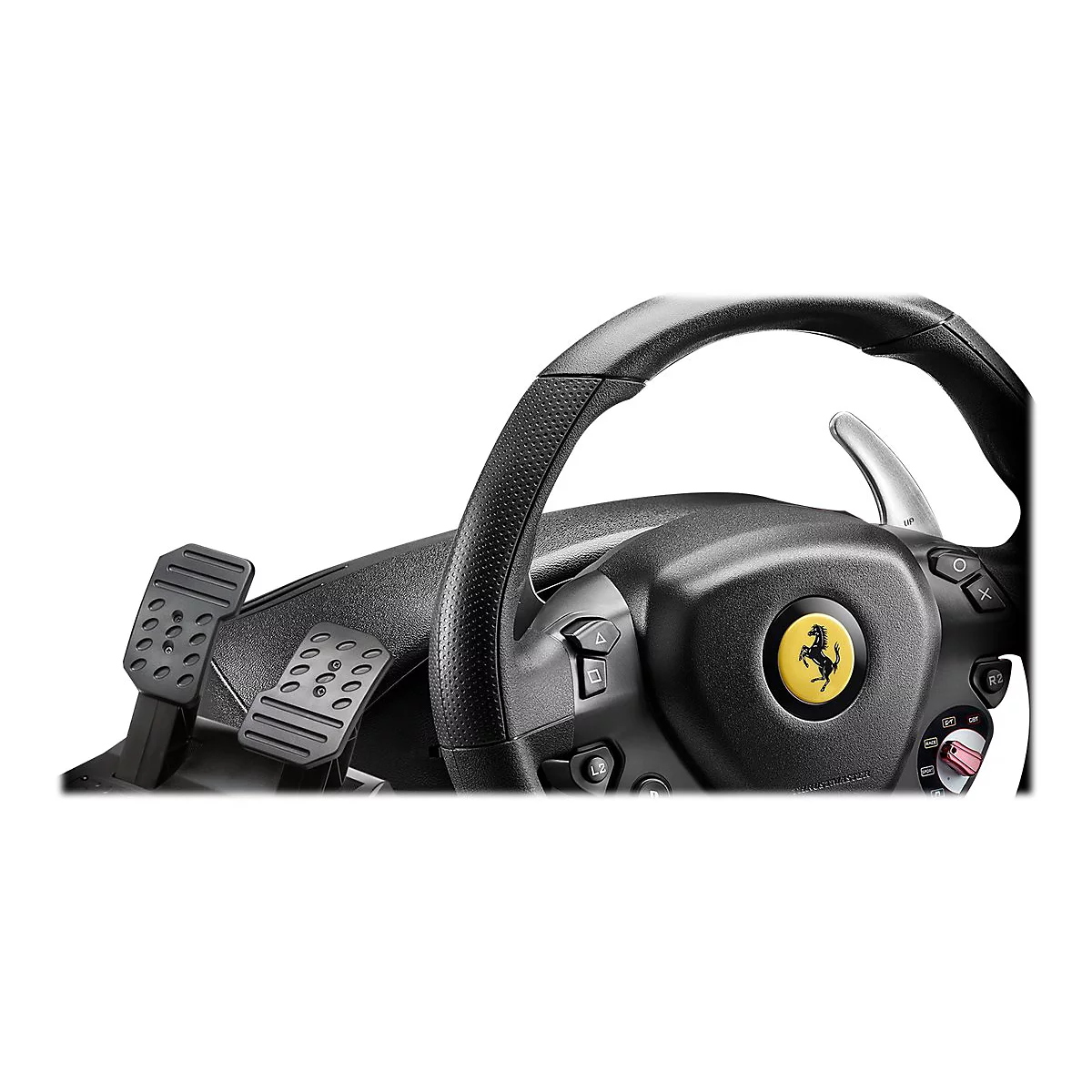 Thrustmaster Ferrari T80 488 GTB Edition - Lenkrad- und Pedale-Set - kabelgebunden - für Sony PlayStation 4