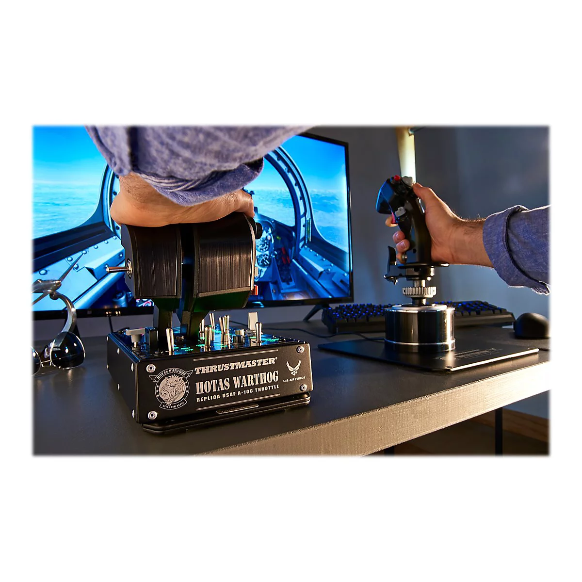 Thrustmaster HOTAS Warthog - Joystick und Gasregler - kabelgebunden