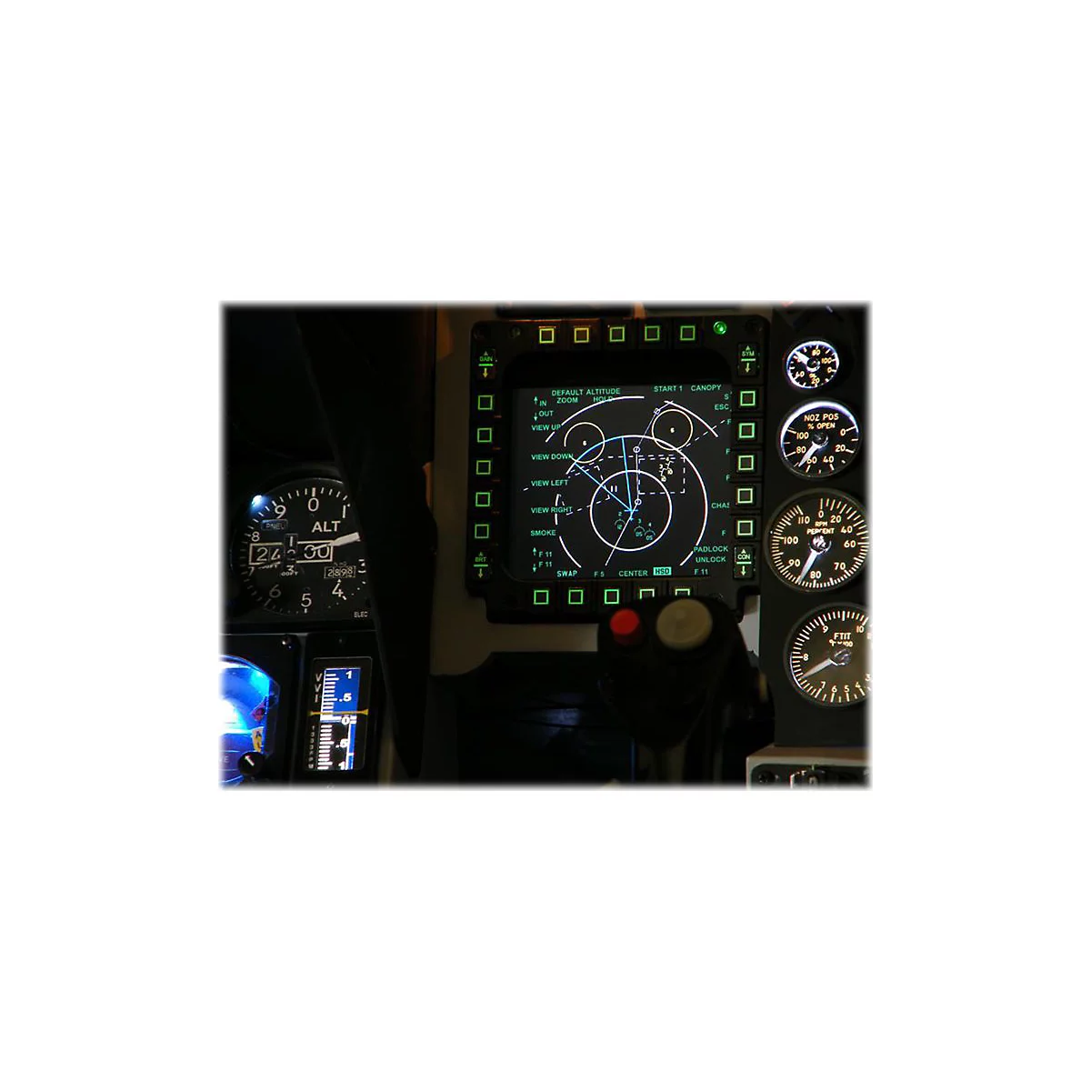 ThrustMaster MFD Cougar Pack - Flugsimulator-Instrumentenbrett - kabelgebunden