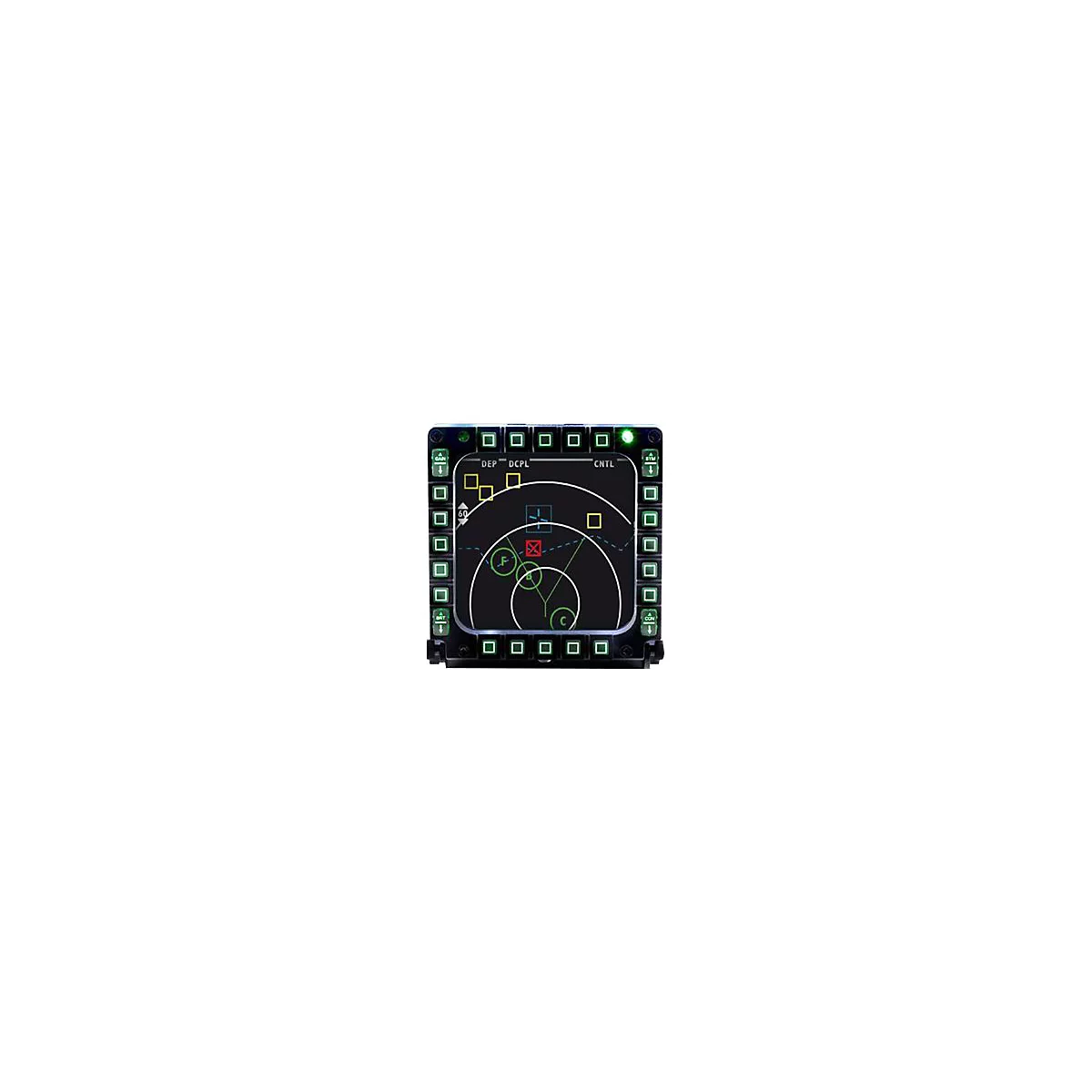 ThrustMaster MFD Cougar Pack - Flugsimulator-Instrumentenbrett - kabelgebunden