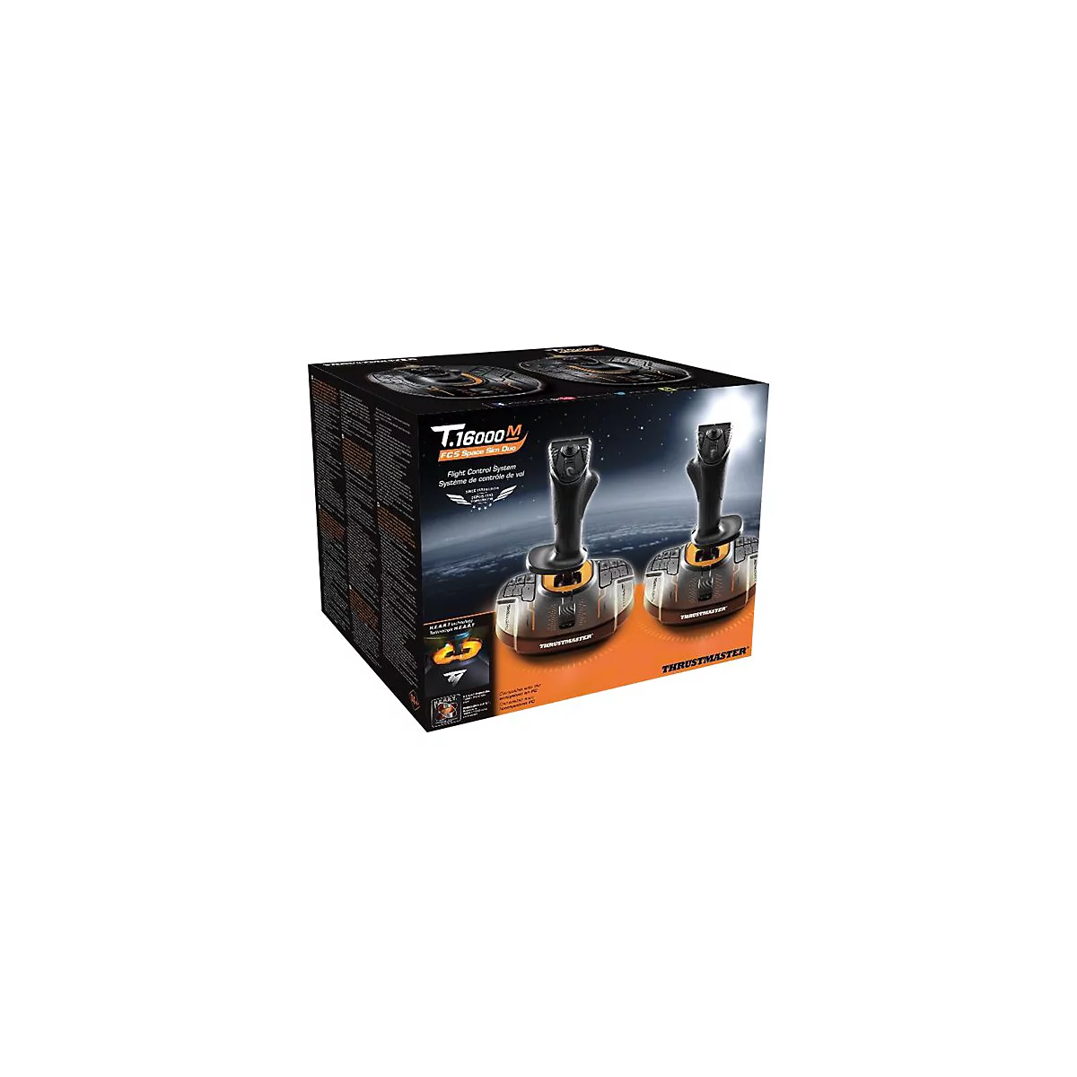 ThrustMaster T.16000M FCS Space Sim Duo - Joystick - 16 Tasten - kabelgebunden (Packung mit 2)