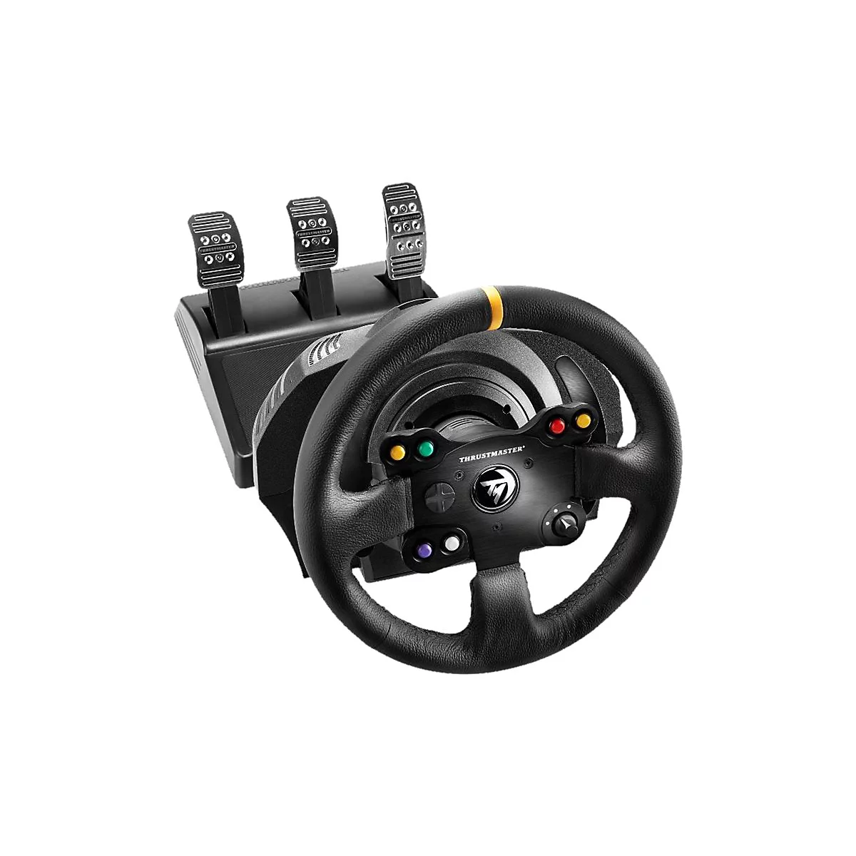 ThrustMaster TX Racing - Leather Edition - Lenkrad- und Pedale-Set - kabelgebunden - für PC, Microsoft Xbox One