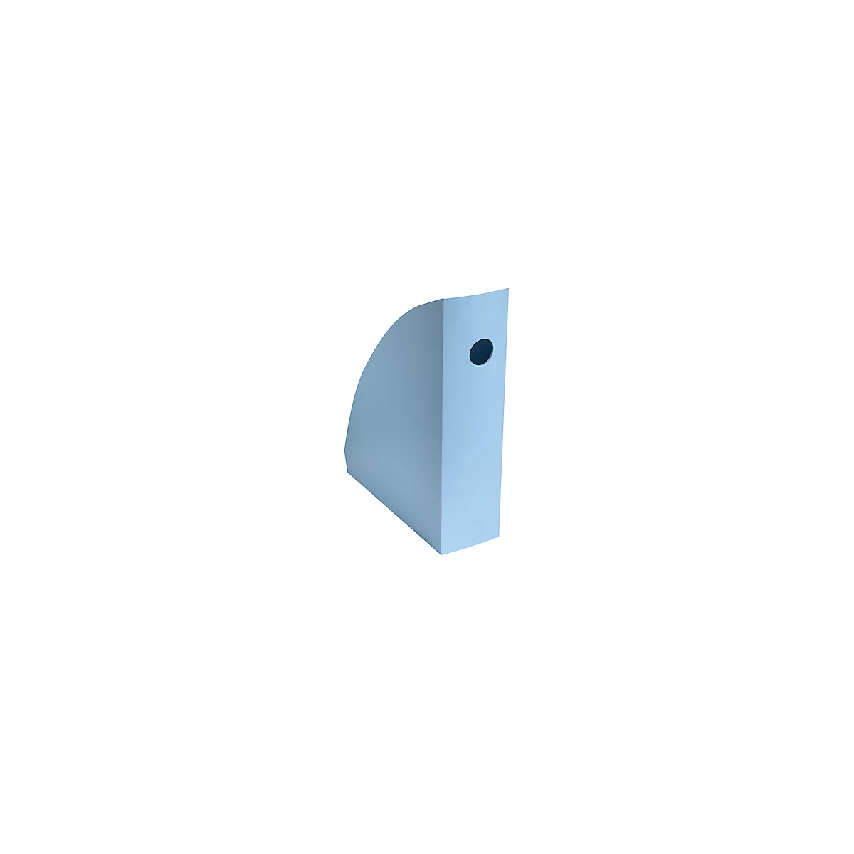 Tijdschriftenmap Exacompta BEE BLUE Pen Cube, voor A4+ documenten, met grijpgat, kunststof, pastelblauw, 6 stuks