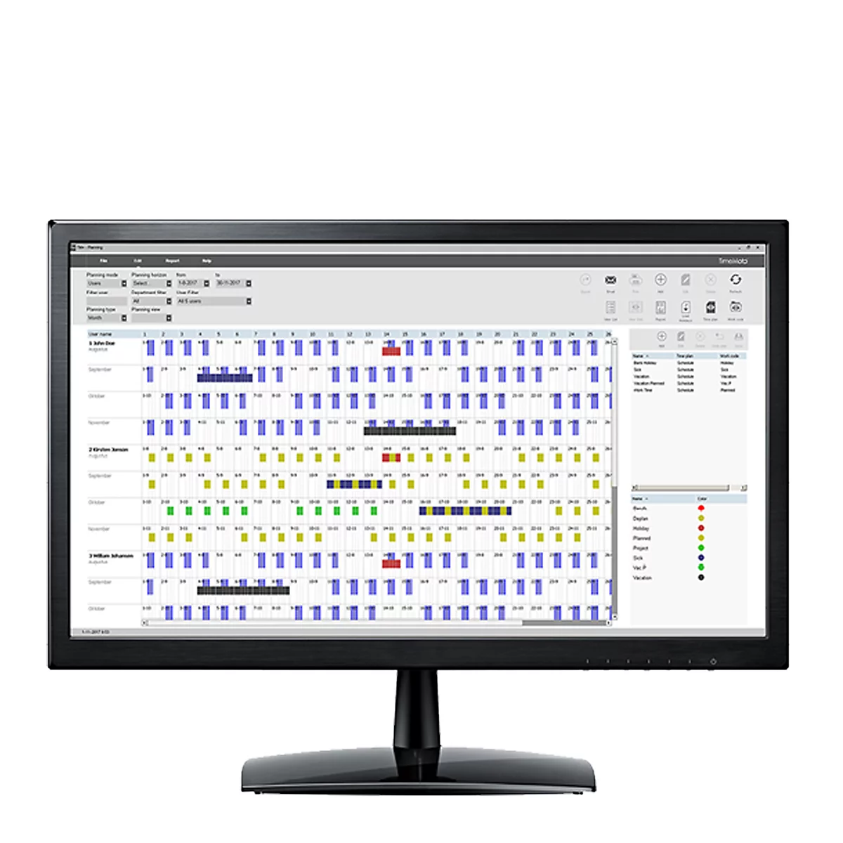 TimeMoto TM-616 tijdregistratiesysteem, voor maximaal 200 werknemers + PC-Plus software voor offline werking