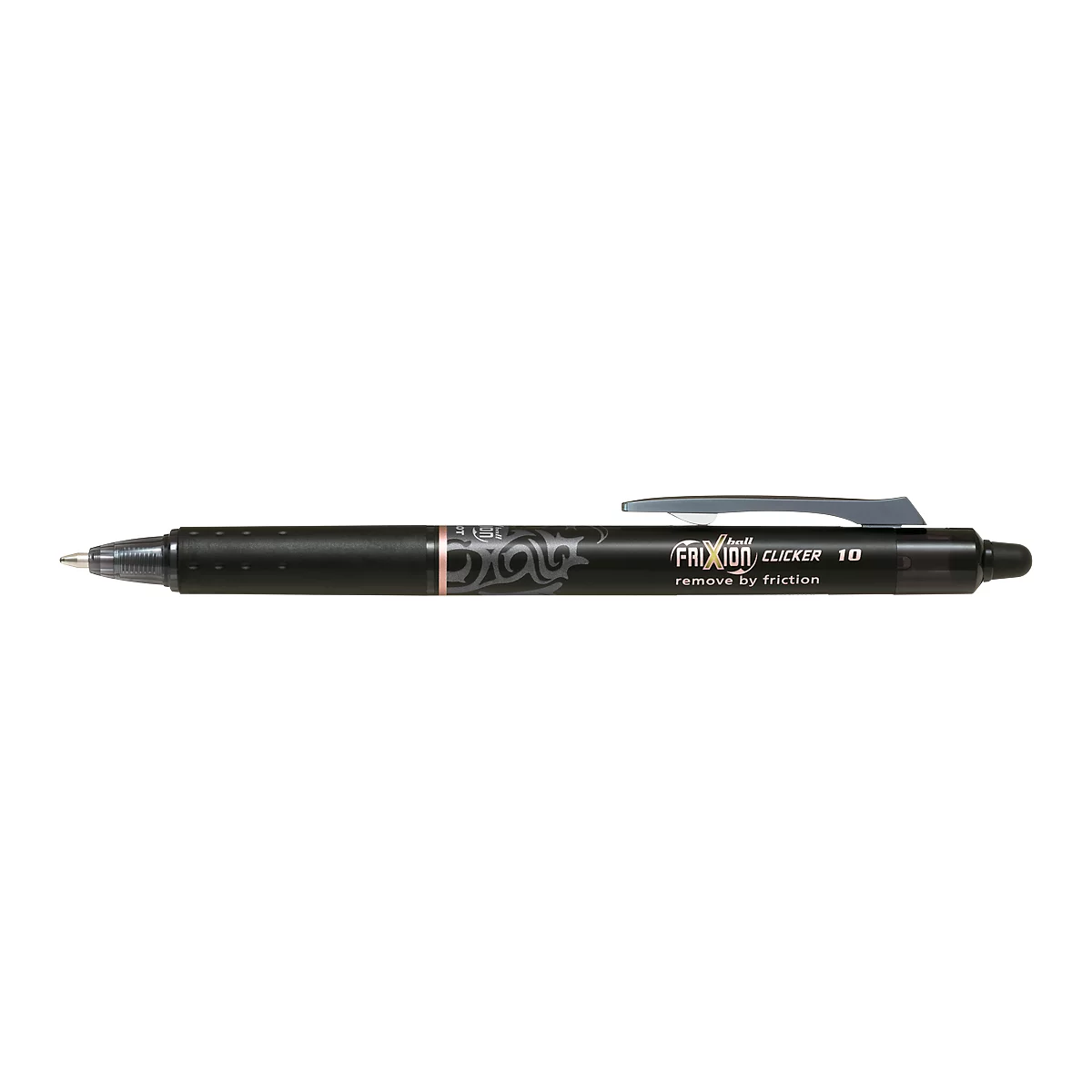 Tintenroller FRIXION Clicker, Minendurchmesser 1 mm, Strichstärke 0,6 mm, schwarz, 12 Stück