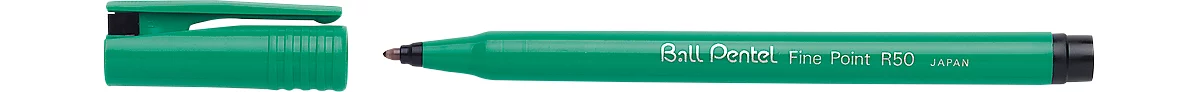 Tintenroller Pentel® Ball R 50, Strichstärke 0,4 mm, schwarz, 12 Stück