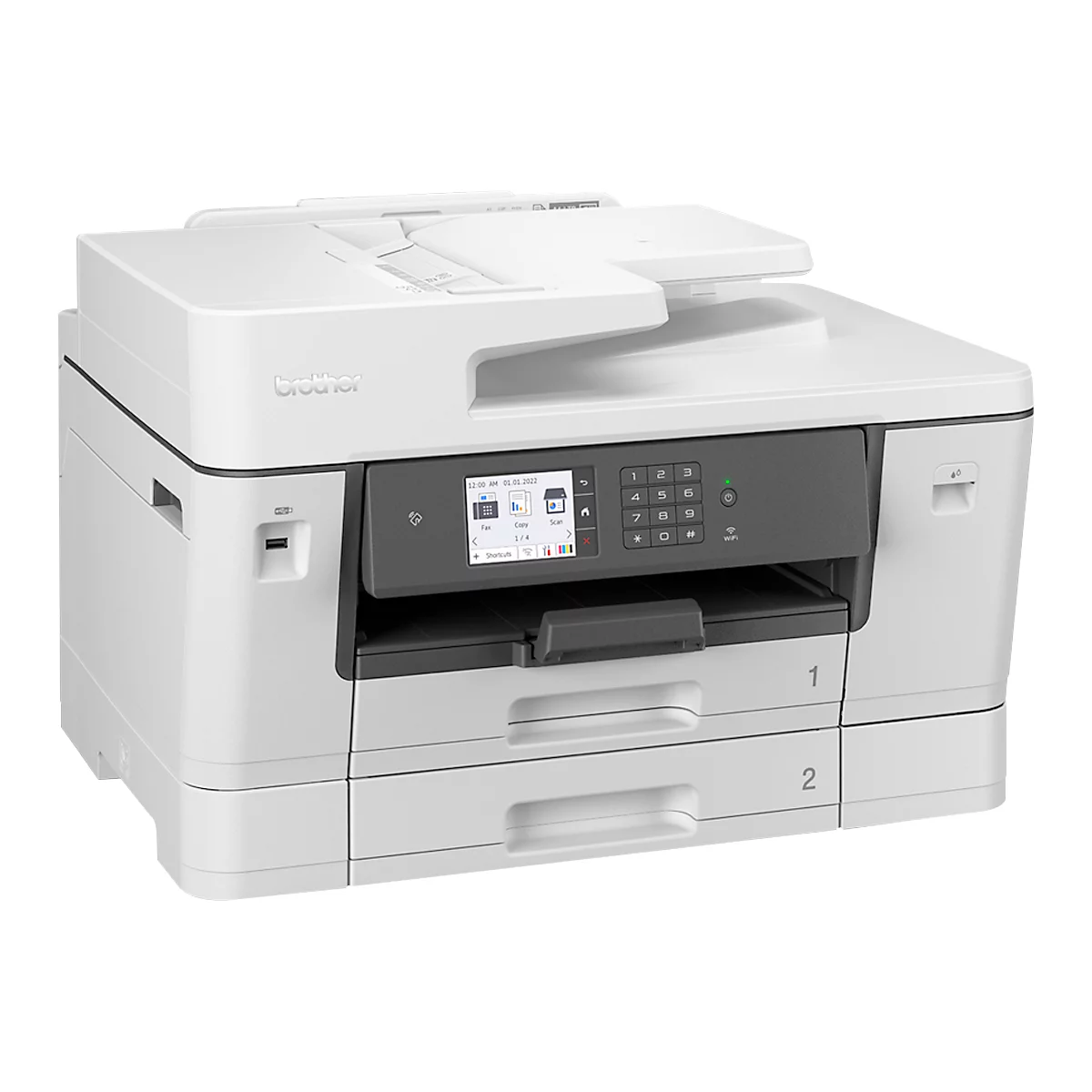 Tintenstrahl-Multifunktionsdrucker Brother MFC-J6940DW, Farbe, Drucken/Kopieren/Scannen/Faxen, USB/LAN/WLAN, Duplex, bis A3