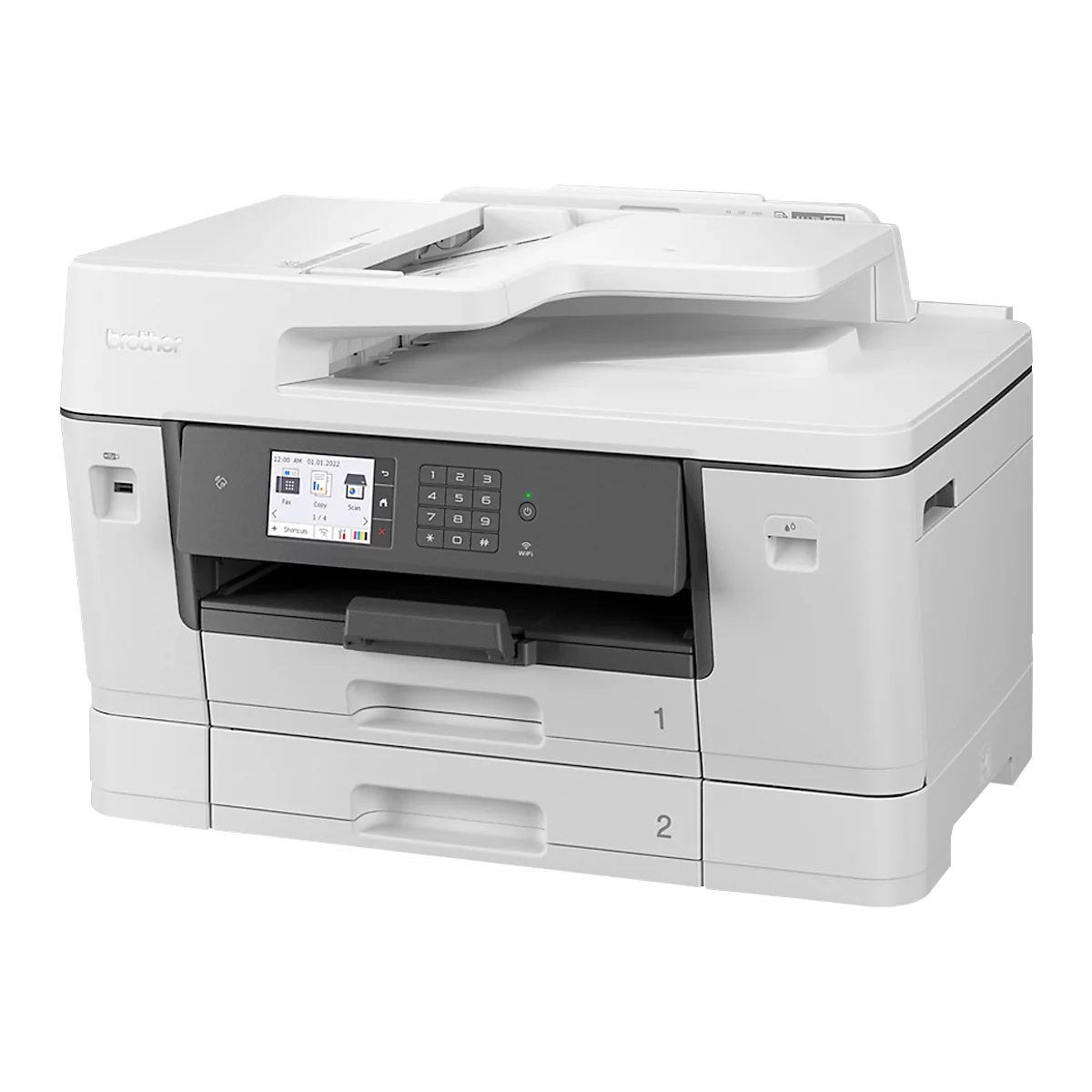 Tintenstrahl-Multifunktionsdrucker Brother MFC-J6940DW, Farbe, Drucken/Kopieren/Scannen/Faxen, USB/LAN/WLAN, Duplex, bis A3